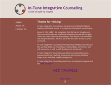 Tablet Screenshot of in-tuneintegrativecounseling.com